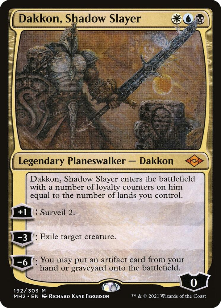 Image for Dakkon, Shadow Slayer (192) [Modern Horizons 2]