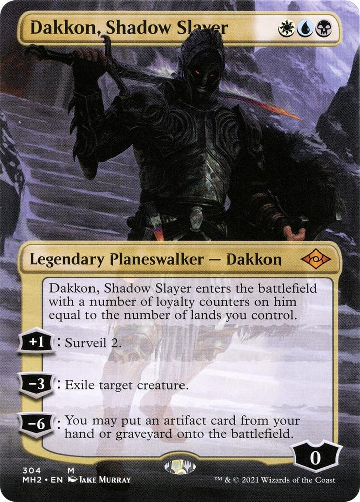 Image for Dakkon, Shadow Slayer (Borderless) (304) [Modern Horizons 2]