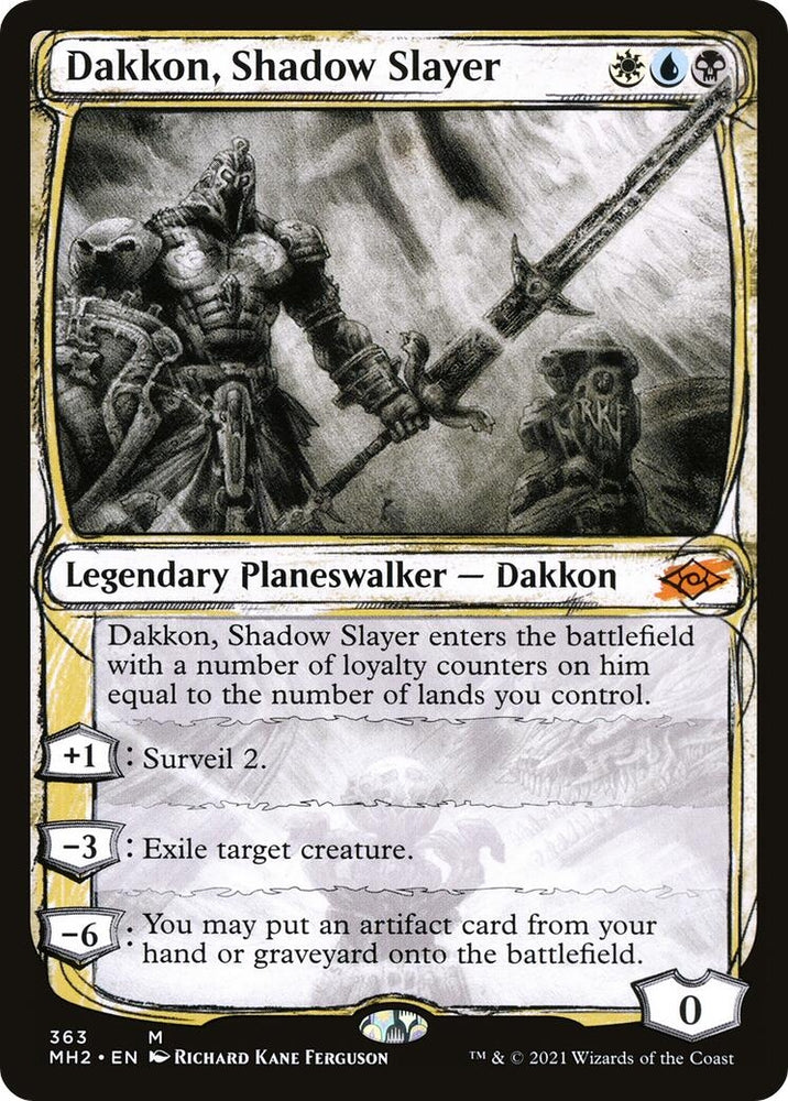 Image for Dakkon, Shadow Slayer (Showcase) (363) [Modern Horizons 2]