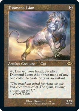 Image for Diamond Lion (Retro Frame) (Foil Etched) (427) [Modern Horizons 2]