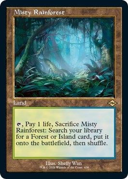 Image for Misty Rainforest (Retro Frame) (Foil Etched) (438) [Modern Horizons 2]