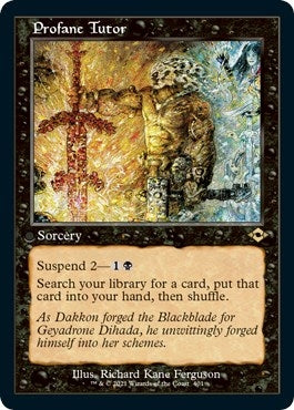 Image for Profane Tutor (Retro Frame) (Foil Etched) (401) [Modern Horizons 2]