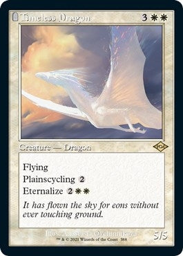 Image for Timeless Dragon (Retro Frame) (Foil Etched) (388) [Modern Horizons 2]