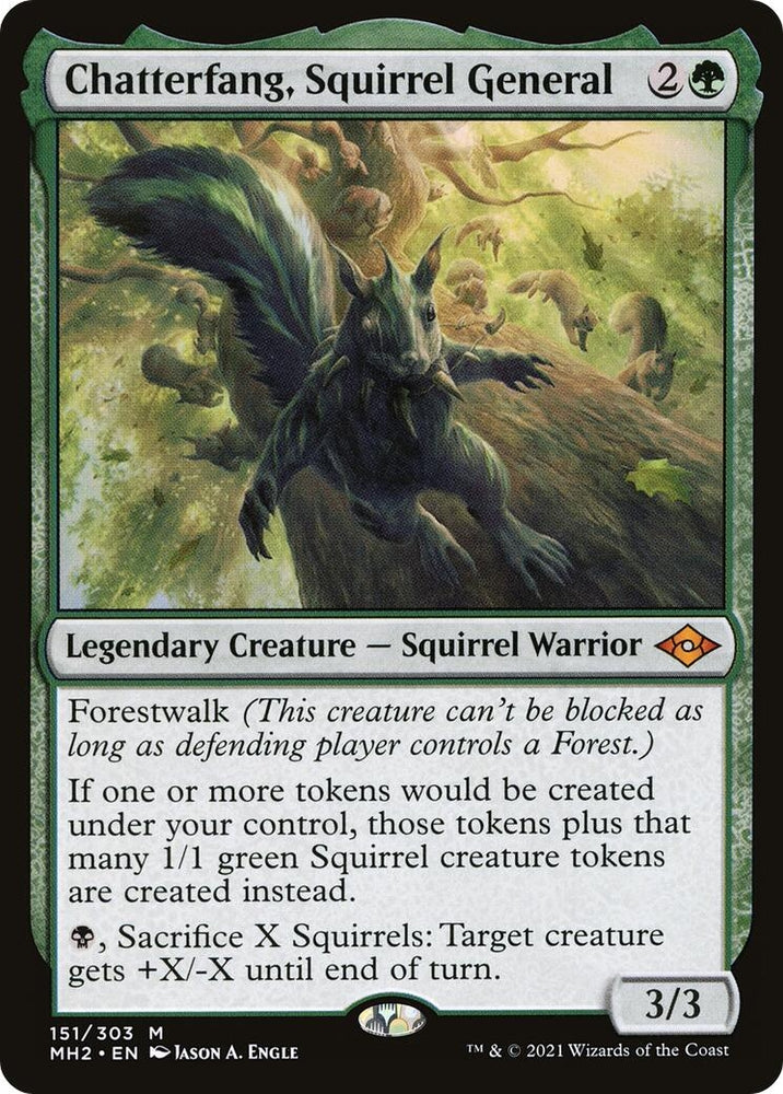 Image for Chatterfang, Squirrel General (151) [Modern Horizons 2]