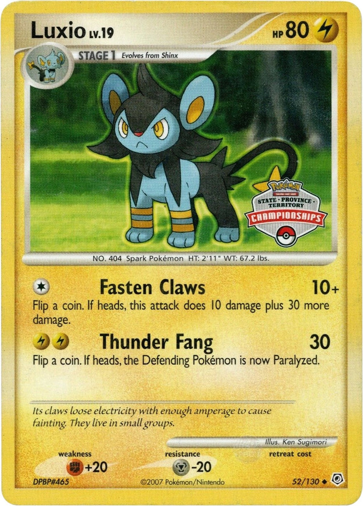 Image for Luxio (052/130) [League & Championship Cards]