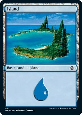 Image for Island (483) (Foil Etched) (483) [Modern Horizons 2]