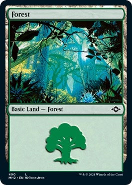 Image for Forest (490) (Foil Etched) (490) [Modern Horizons 2]
