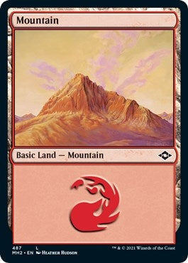 Image for Mountain (487) (Foil Etched) (487) [Modern Horizons 2]
