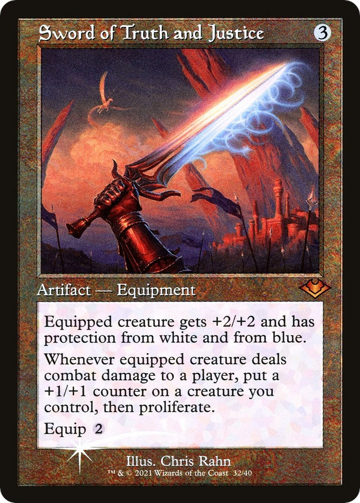 Image for Sword of Truth and Justice (Retro Frame) (32) [Modern Horizons]