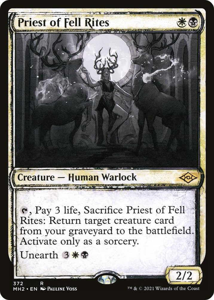 Image for Priest of Fell Rites (Showcase) (372) [Modern Horizons 2]