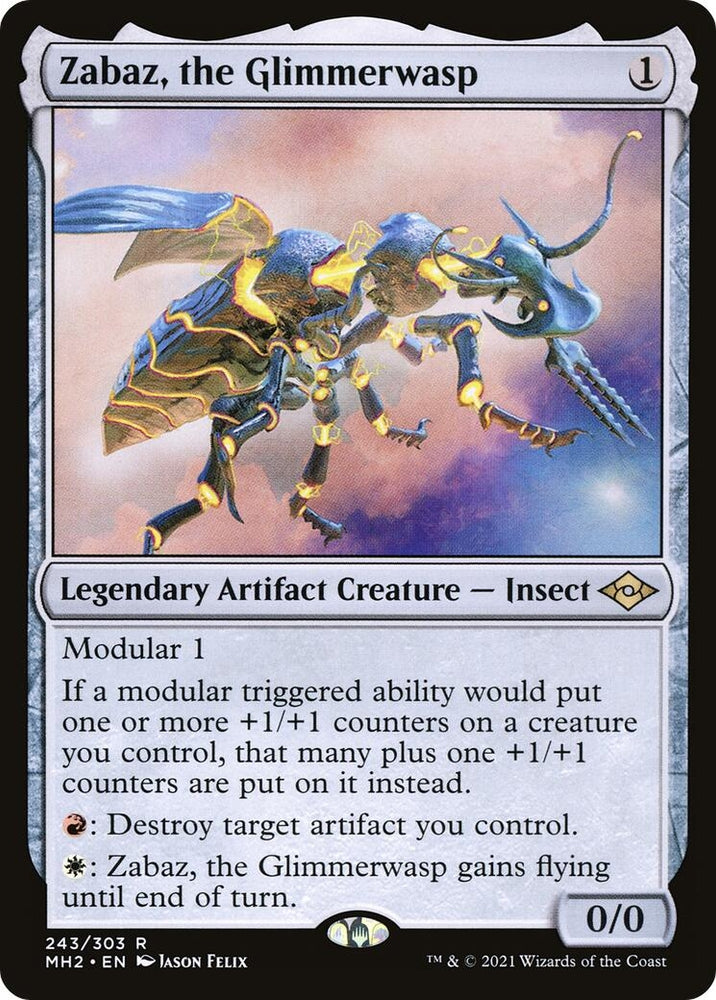 Image for Zabaz, the Glimmerwasp (243) [Modern Horizons 2]