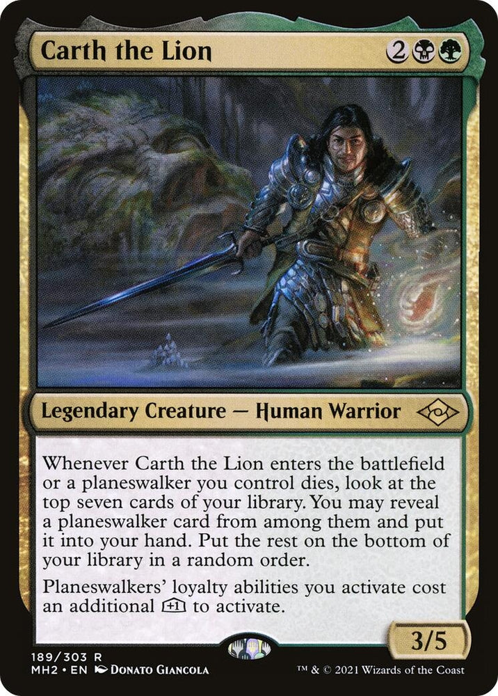 Image for Carth the Lion (189) [Modern Horizons 2]