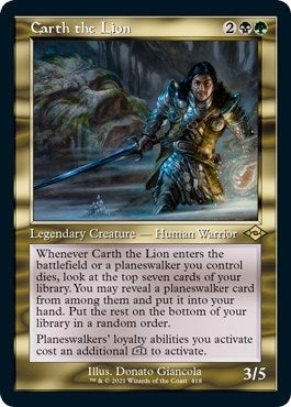Image for Carth the Lion (Retro Frame) (Foil Etched) (418) [Modern Horizons 2]