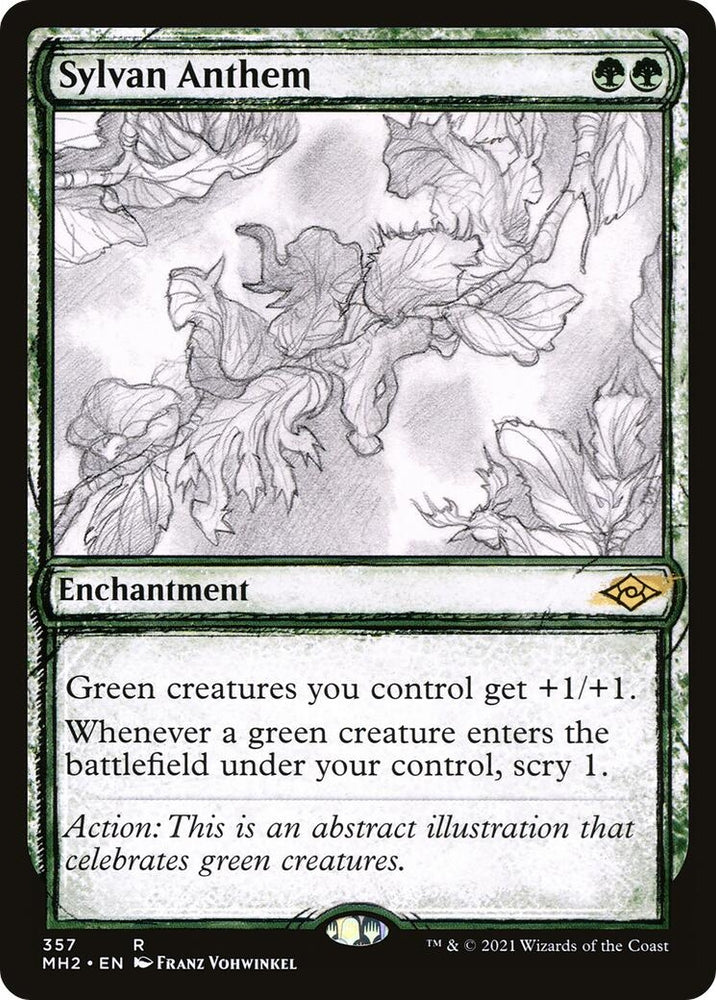 Image for Sylvan Anthem (Showcase) (357) [Modern Horizons 2]