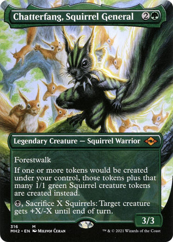 Image for Chatterfang, Squirrel General (Borderless) (316) [Modern Horizons 2]