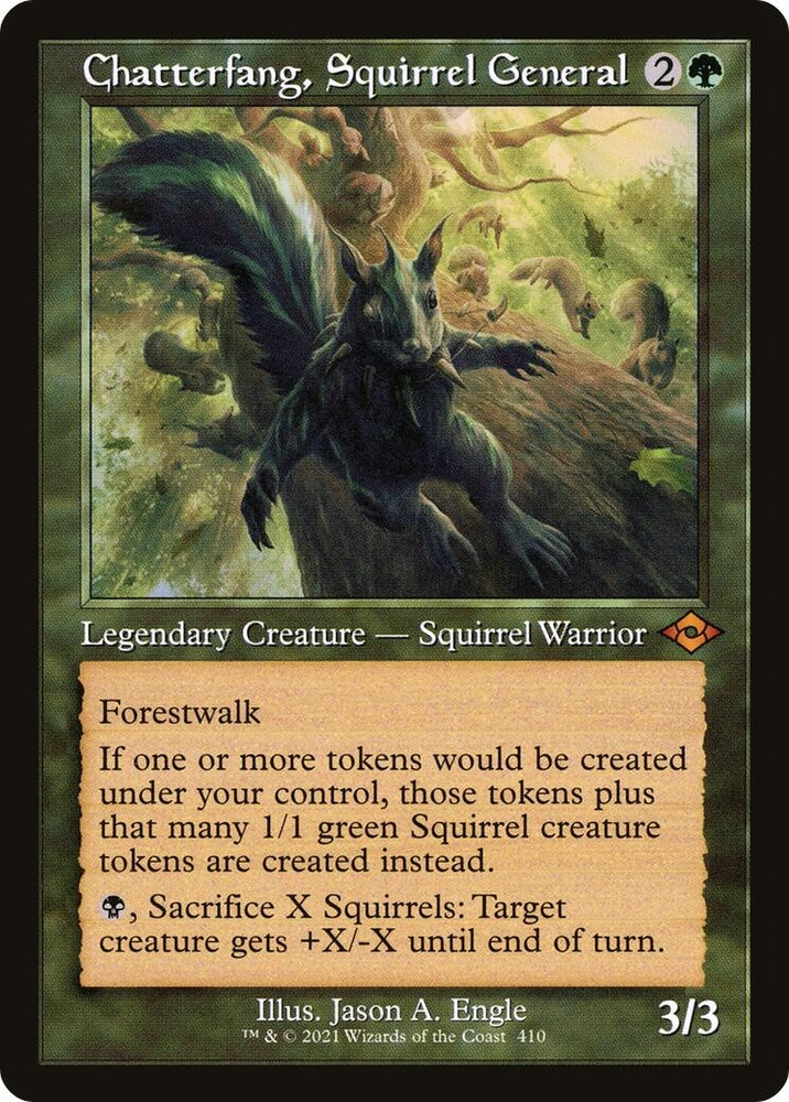 Image for Chatterfang, Squirrel General (Retro Frame) (410) [Modern Horizons 2]