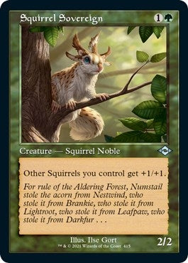 Image for Squirrel Sovereign (Retro Frame) (Foil Etched) (415) [Modern Horizons 2]