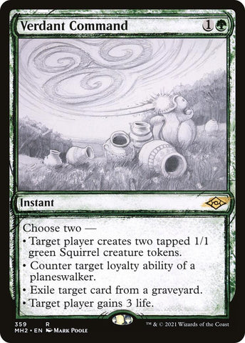 Image for Verdant Command (Showcase) (359) [Modern Horizons 2]