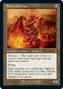 Image for Scion of Draco (Retro Frame) (Foil Etched) (431) [Modern Horizons 2]