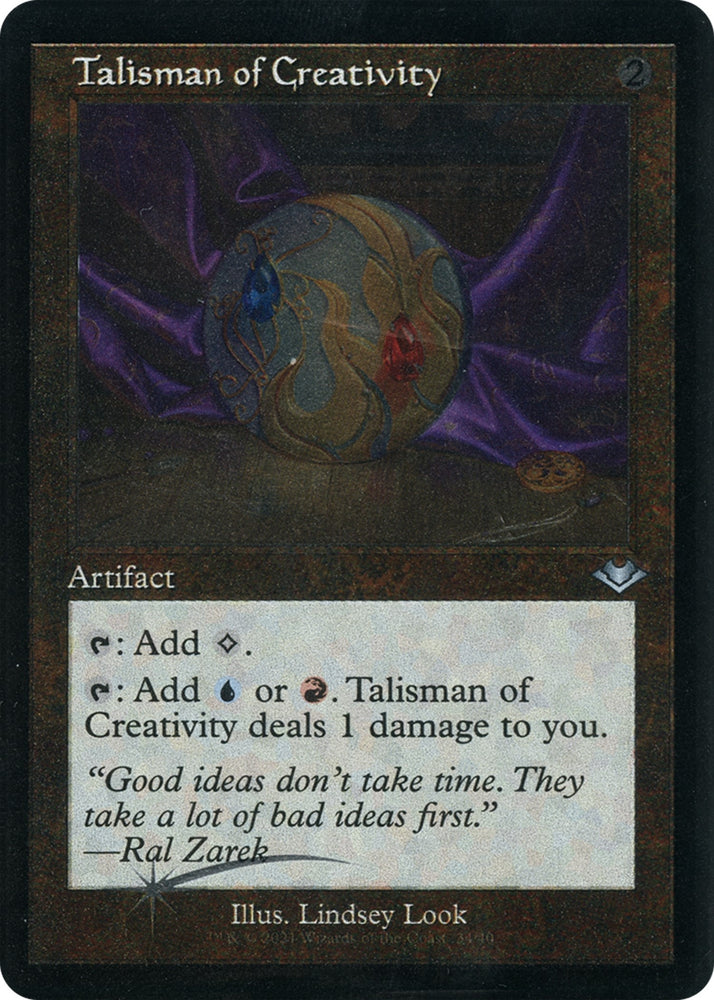 Image for Talisman of Creativity (Retro Frame) (Foil Etched) (34) [Modern Horizons]