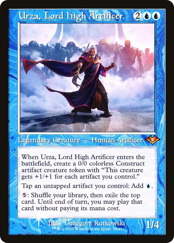 Image for Urza, Lord High Artificer (Retro Frame) (11) [Modern Horizons]