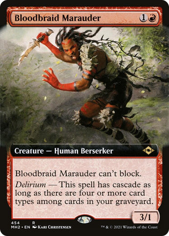 Image for Bloodbraid Marauder (Extended Art) (454) [Modern Horizons 2]