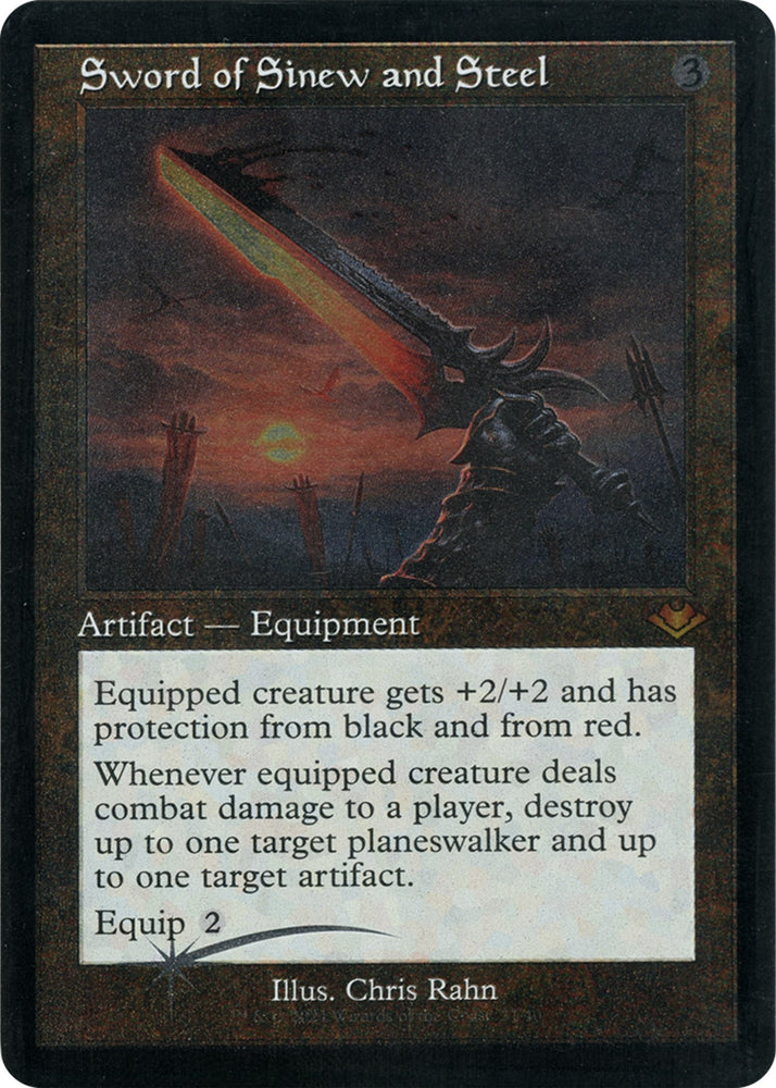 Image for Sword of Sinew and Steel (Retro Frame) (Foil Etched) (31) [Modern Horizons]