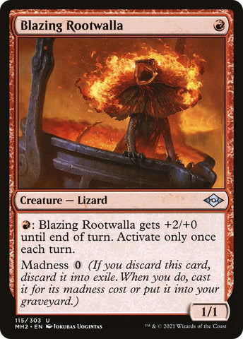 Image for Blazing Rootwalla (115) [Modern Horizons 2]