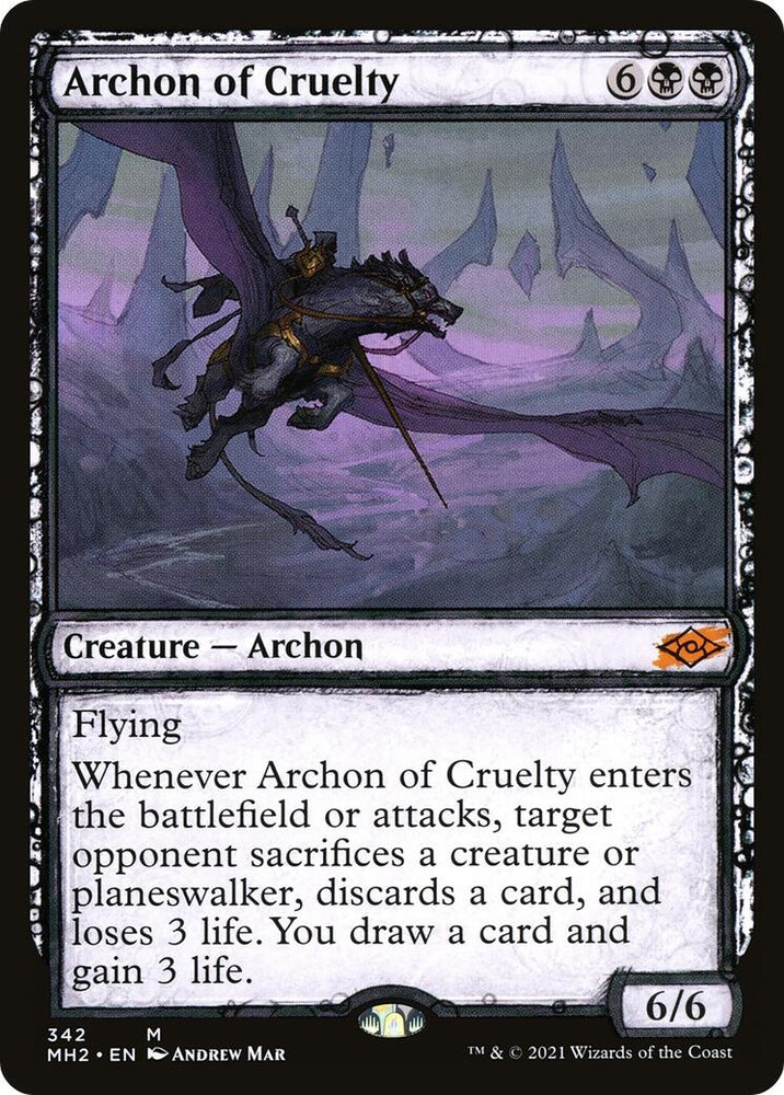 Image for Archon of Cruelty (Showcase) (342) [Modern Horizons 2]
