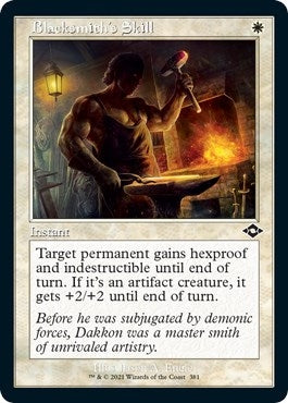 Image for Blacksmith's Skill (Retro Frame) (Foil Etched) (381) [Modern Horizons 2]