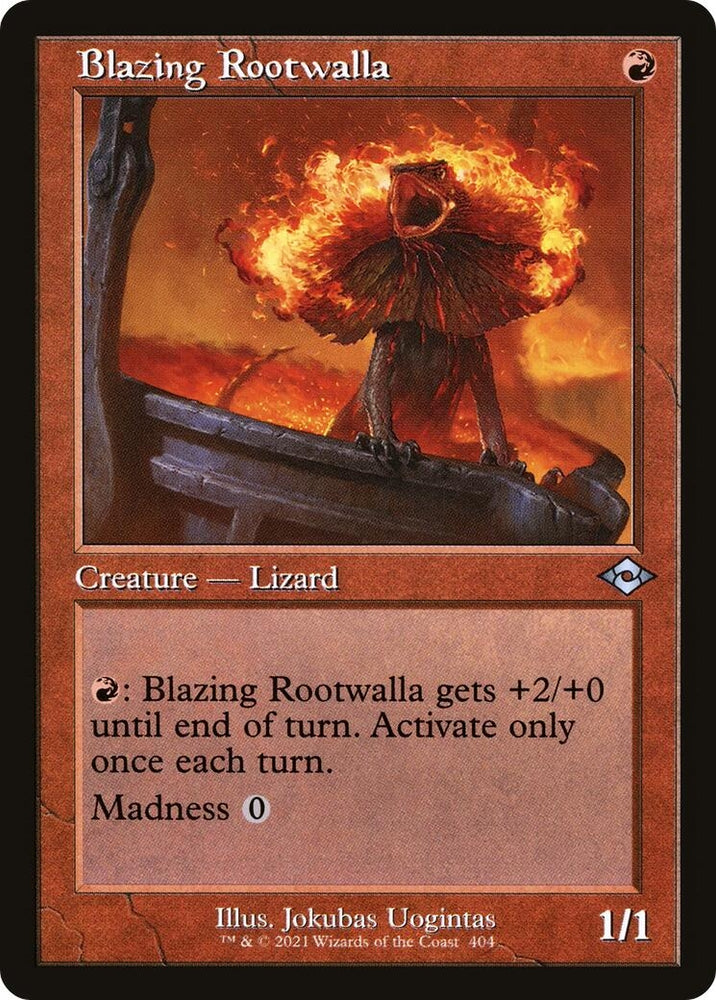 Image for Blazing Rootwalla (Retro Frame) (404) [Modern Horizons 2]
