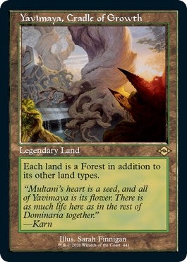 Image for Yavimaya, Cradle of Growth (Retro Frame) (Foil Etched) (441) [Modern Horizons 2]