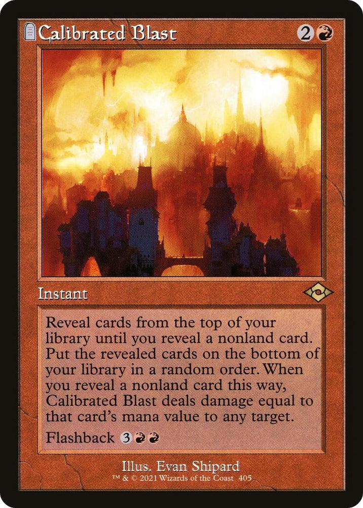 Image for Calibrated Blast (Retro Frame) (405) [Modern Horizons 2]