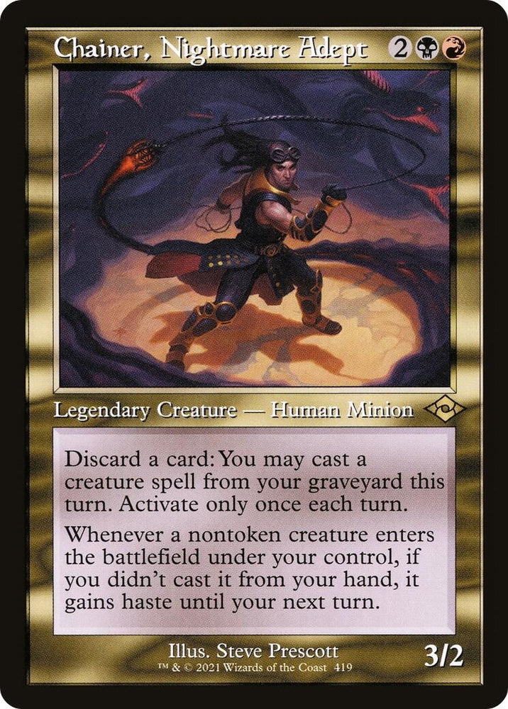 Image for Chainer, Nightmare Adept (Retro Frame) (419) [Modern Horizons 2]