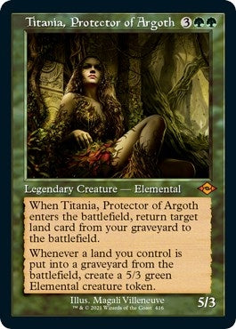 Image for Titania, Protector of Argoth (Retro Frame) (Foil Etched) (416) [Modern Horizons 2]