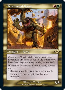 Image for Territorial Kavu (Retro Frame) (Foil Etched) (425) [Modern Horizons 2]