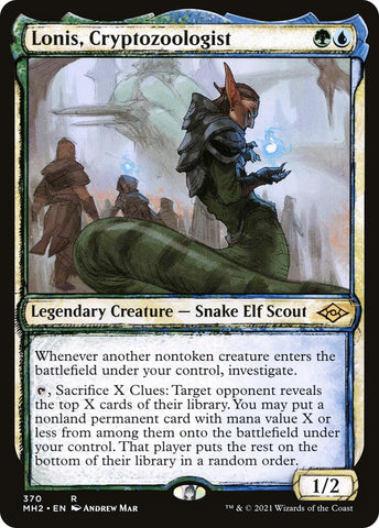 Image for Lonis, Cryptozoologist (Showcase) (370) [Modern Horizons 2]