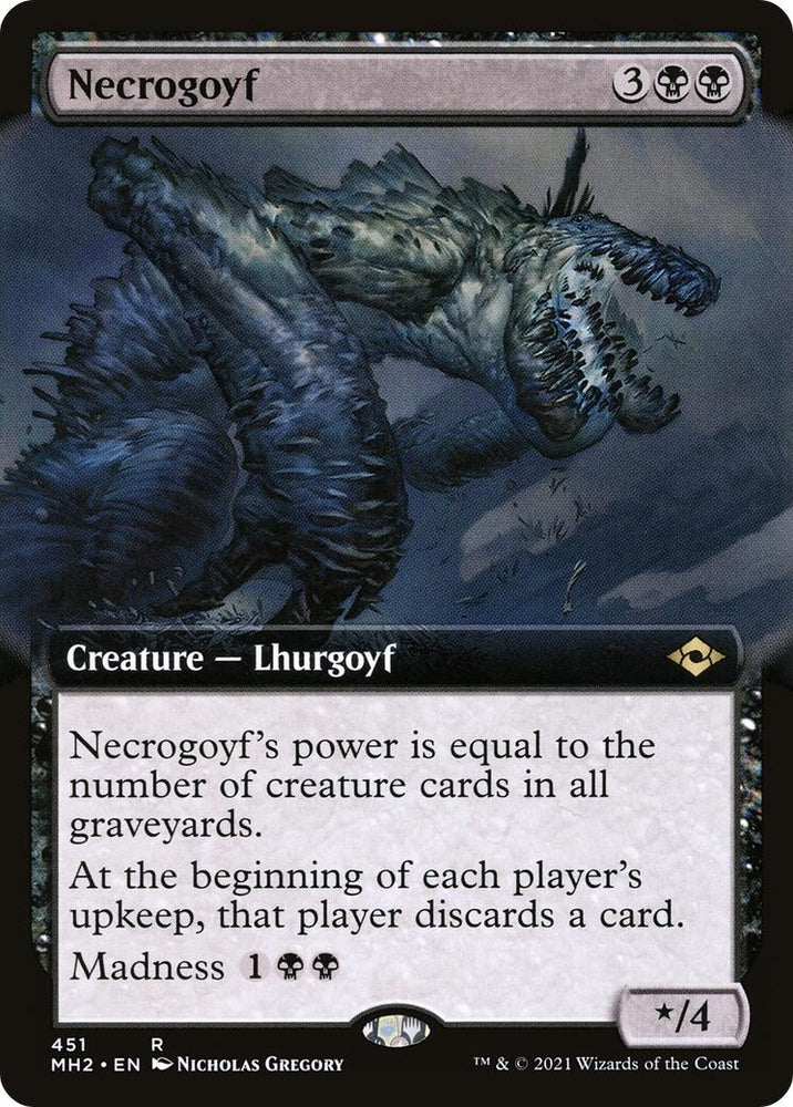Image for Necrogoyf (Extended Art) (451) [Modern Horizons 2]