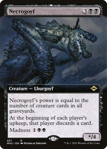Image for Necrogoyf (Extended Art) (451) [Modern Horizons 2]