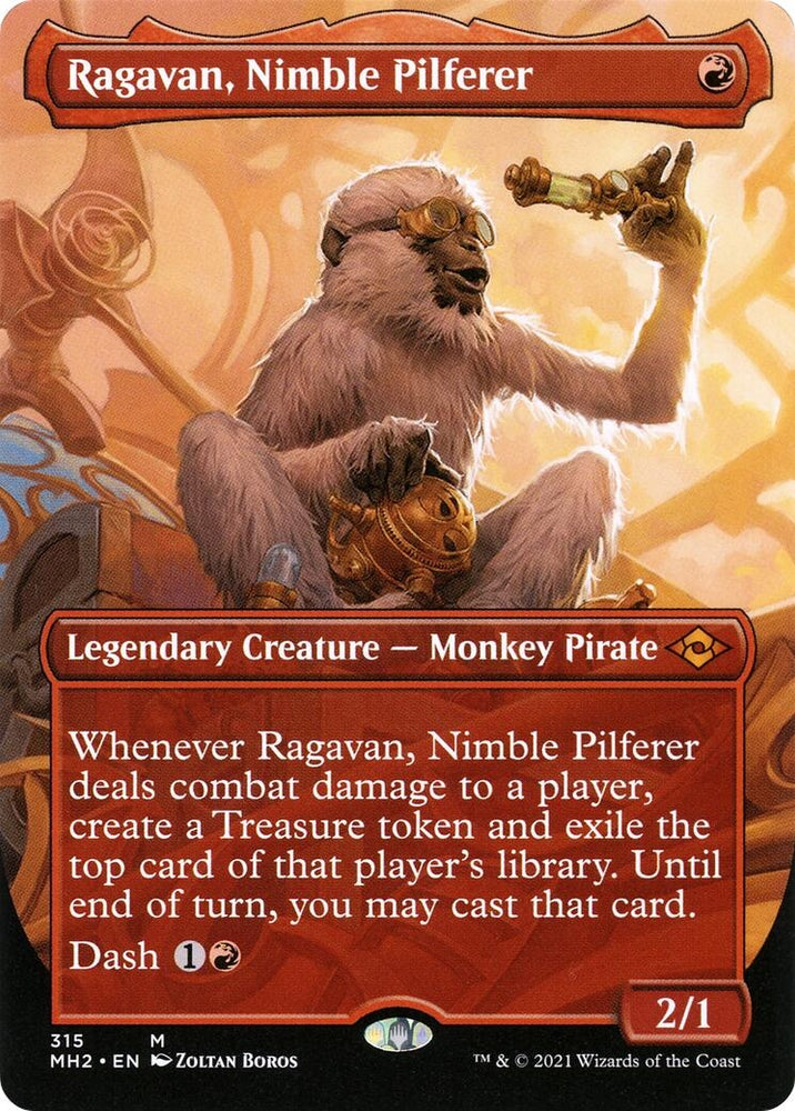 Image for Ragavan, Nimble Pilferer (Borderless) (315) [Modern Horizons 2]