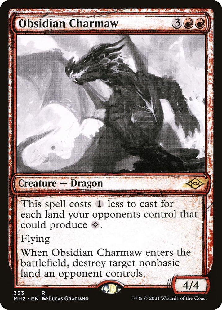 Image for Obsidian Charmaw (Showcase) (353) [Modern Horizons 2]