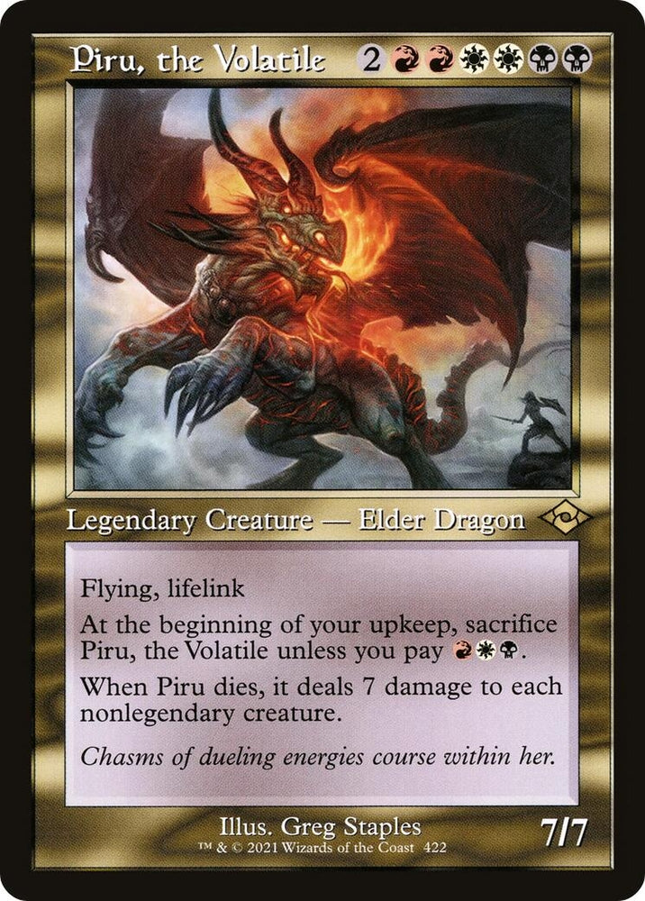Image for Piru, the Volatile (Retro Frame) (422) [Modern Horizons 2]