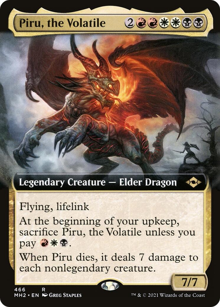 Image for Piru, the Volatile (Extended Art) (466) [Modern Horizons 2]