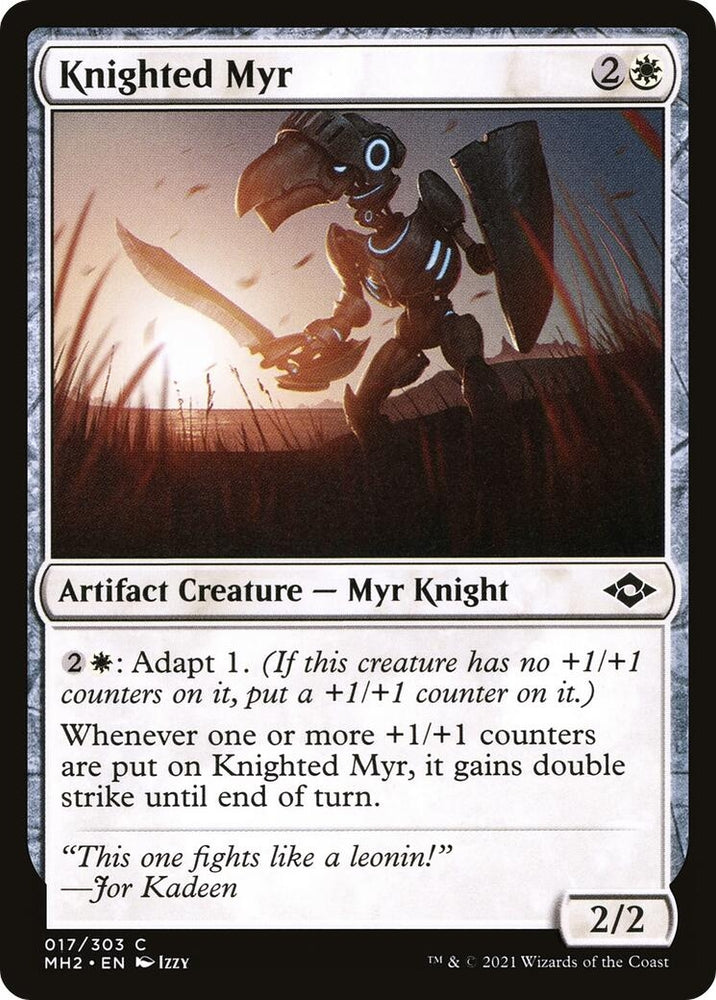 Image for Knighted Myr (17) [Modern Horizons 2]