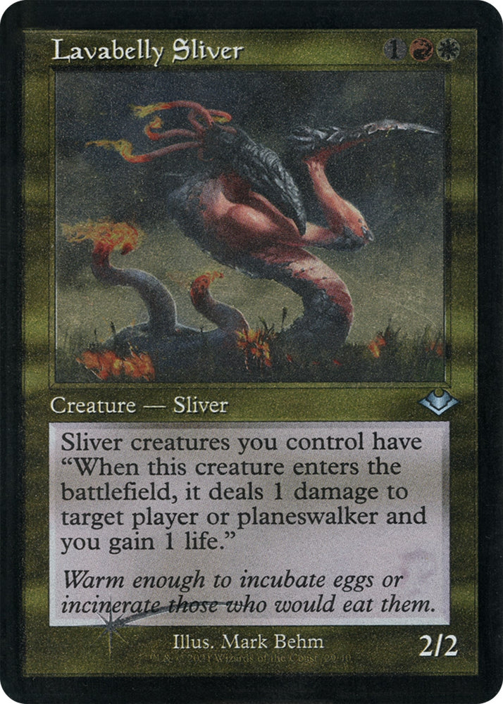 Image for Lavabelly Sliver (Retro Frame) (Foil Etched) (29) [Modern Horizons]