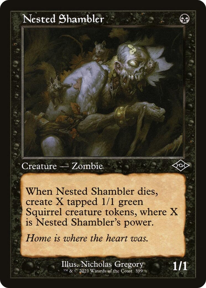 Image for Nested Shambler (Retro Frame) (399) [Modern Horizons 2]