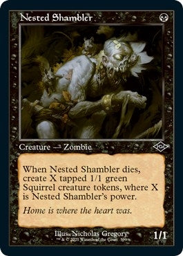 Image for Nested Shambler (Retro Frame) (Foil Etched) (399) [Modern Horizons 2]