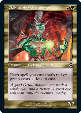 Image for Goblin Anarchomancer (Retro Frame) (Foil Etched) (421) [Modern Horizons 2]