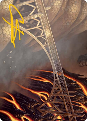 Image for Rustvale Bridge Art Card (Gold-Stamped Signature) (77) [Art Series: Modern Horizons 2]