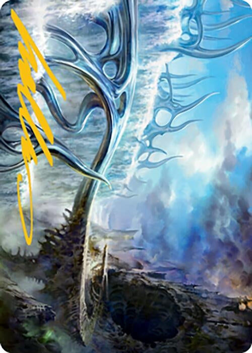 Image for Mistvault Bridge Art Card (Gold-Stamped Signature) (75) [Art Series: Modern Horizons 2]